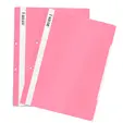 Папка PVC с перфорация розова два броя