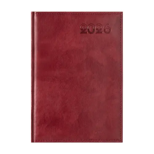 Календар - бележник ДИПЛОМАТ А4-червен цвят
