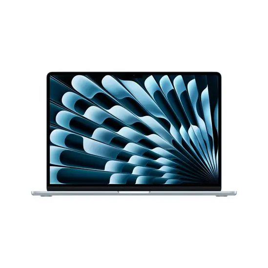 Лаптоп Apple MacBook Air 15.3: Apple M5 chip with 10-core CPU and 10-core GPU, 16GB, 1TB SSD - Sky Blue