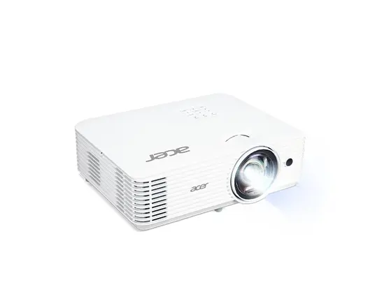 Мултимедиен проектор Acer Projector H6518STi, DLP, Short Throw, 1080p (1920x1080), 3,500 ANSI Lumens, 10000:1, 3D ready, 2xHDMI, VGA in, Audio inout, DC Out (5V1A,USB Type A), RS232, Speaker 3W, White