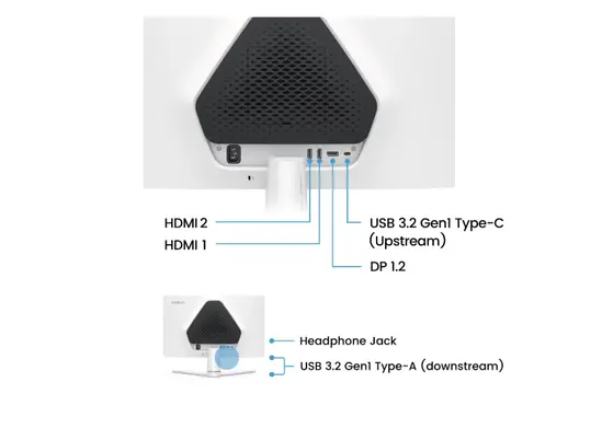 Монитор BenQ EX251, 25" FHD BenQ 220Hz MOBIUZ Gaming Monitor, EX251 WHITE