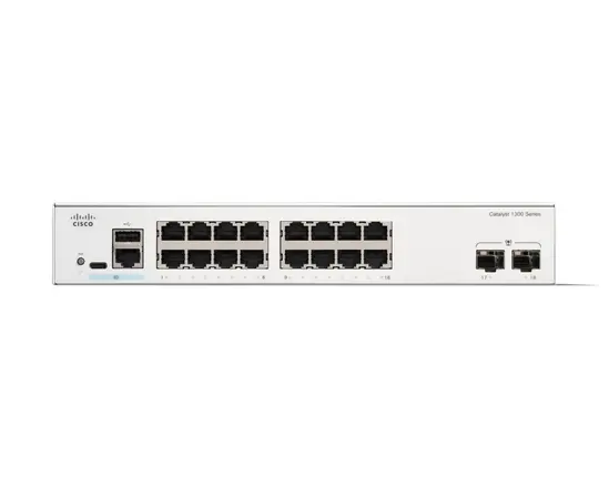 Комутатор Cisco Catalyst 1300 16-port GE, 2x1G SFP