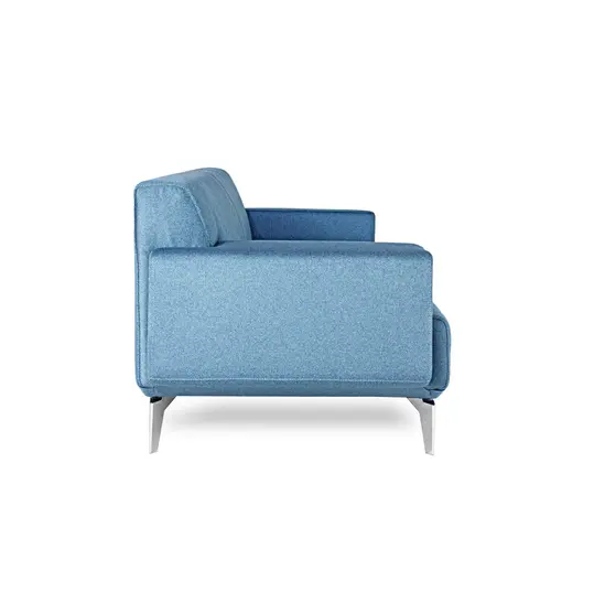 Диван триместен КОТРАГ VG 03 - сниман отдясно, син на цвят