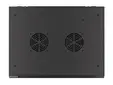 Комуникационен шкаф Lanberg rack cabinet 19' wall-mount 12U600x450 for self-assembly with metal door black (flat pack)