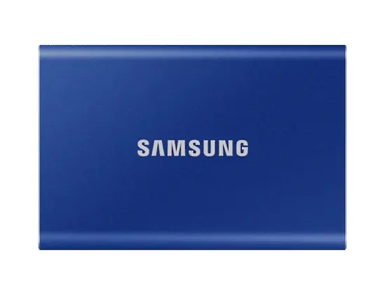 Твърд диск Samsung Portable SSD T7 2TB, Blue