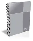 Тетрадка спирала А5 Office 100 л 2 теми тв корици