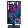 Монитор BenQ PD3205U 32' IPS 4ms 3840x2160 4K, DesignVue Designer Mon, 100% sRGB, PIPPBP, CADCAM, Disp Pilot, Flicker-free, LBL, 1000:1, 20M:1 DCR, 10 Bit, 250 cdm2, HDMIx2, DP, miniDP, USB Hub, PIPPBP, KVM, Card RW, Sp.2x5W, HAdj., Swivel, Pivot,Til