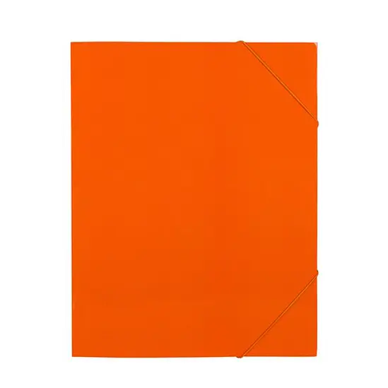 Папка картон с 3 капака и ластик 