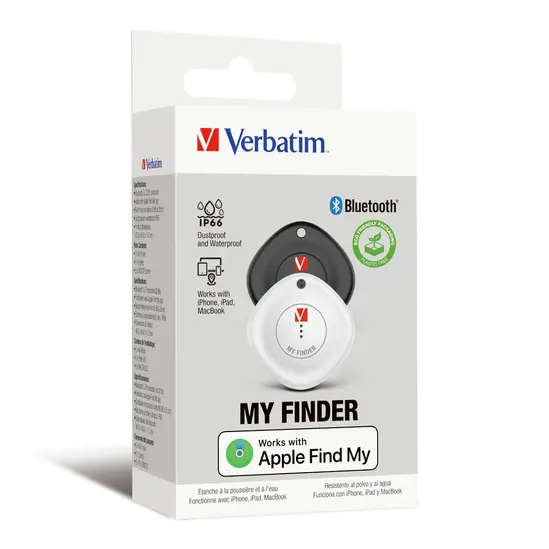 Аксесоар Verbatim MYF-02 MyFinder Bluetooth Item Finder 2 pack Black White