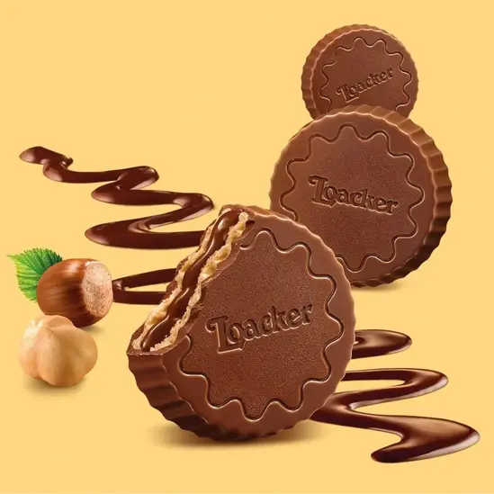 Вафли Loacker тортина 126 гр