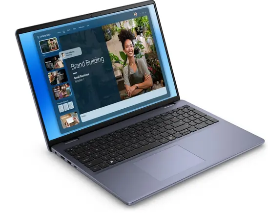 Лаптоп Dell 16 DC16251, Intel Core 7 150U (10 cores, up to 5.4 GHz), 16.0' FHD+(1920x1200) AG 300nits, 32GB, 2x16GB, DDR5, 5200MTs, 1TB M.2 PCIe, Intel Graphics, Cam, FPR, Wi-Fi 6E, Backlit Kb, Ubuntu, Midnight Blue, Aluminium,3Y PS