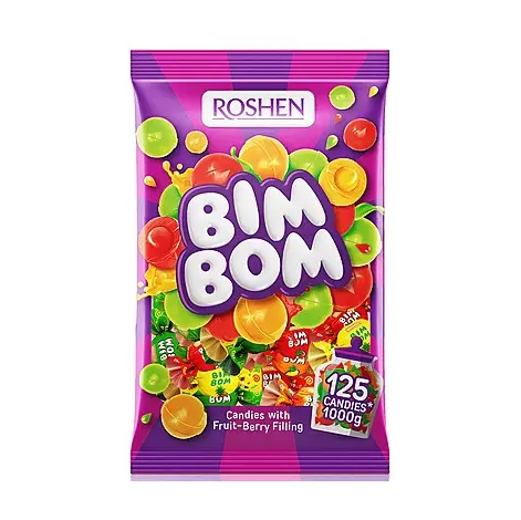 Бонбони Roshen bim bom карамелажни 1 кг