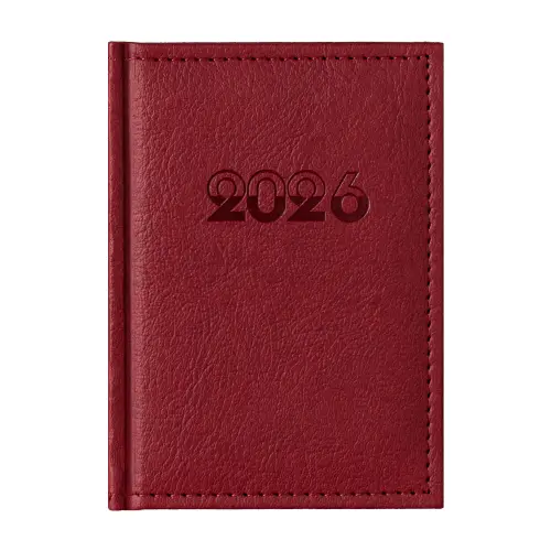 Календар - бележник ЕВРОПА A5- цвят бордо