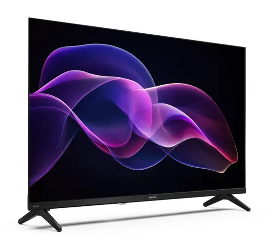 Телевизор Sharp 32HF3265E, 32" QLED Google TV, HD 1366x768 Frameless, 1 000 000:1, DVB-TT2CSS2, HDR10, Speaker 2x8W, Dolby Digital, Google Cast, 3xHDMI (ARCCEC), CI+, 3.5mm Headphone jack  line-out, RJ 45, 2xUSB, Wi-Fi, Bluetooth, Mini Composite, E,