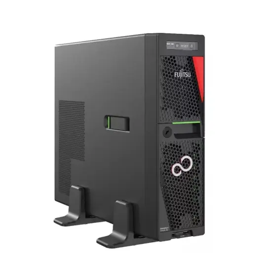 Сървър Fujitsu PRIMERGY TX1320 M6, Intel Xeon E-2488 8C16T 3.20 GHz, 1x32GB 2Rx8 DDR5-4800 U ECC, NO HDD, Max.8x(4x+4x)x2.5'HP, RAID 0110, 2x1GB(RJ45), ErP Lot9 conf.for 8x HDDs, iRMCS6 eLCM Lic., No PCord, 2x M2 slots, TPM 2.0 V2, PSU 500W HP, FTS wid