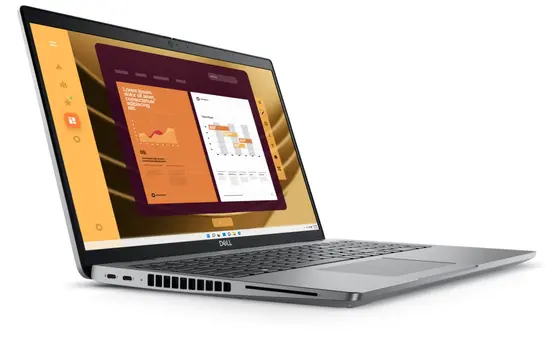 Лаптоп Dell Latitude 5550, Intel Core i5-1335U (12 MB cache, 10 cores, up to 4.6 GHz), 15.6" FHD (1920x1080) AG IPS 250nit, 8 GB: 1 x 8 GB, DDR5, 5600 MTs, 512 GB SSD PCIe M.2, Intel Iris Xe, FHD IR Cam and Mic, WiFi 6E, FPR, Backlit Kb, Windows 11 Pro, 