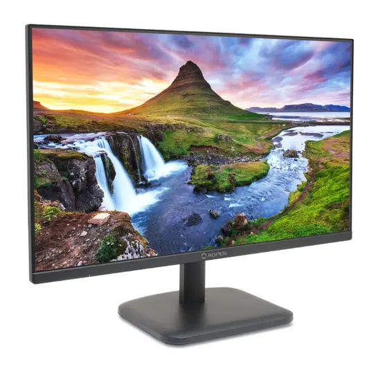 Монитор Aopen powered by Acer 24CL1YG0bi, 23.8'', IPS FHD (1920x1080) LED, 250nit, 1ms TVR, ZeroFrame, 120Hz FreeSync, sRGB 99%, Flicker-less, 1000:1 ACM, HDMI, VGA, Tilt, Vesa, BluelightShield, Black