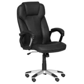 Директорски стол ВЛАДИМИР- еко кожа, сива база, меки падове