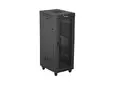 Комуникационен шкаф Lanberg rack cabinet 19' free-standing 32U600X800 (FLAT PACK) with mesh door LCD black