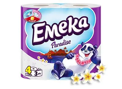 Тоалетна хартия Емека Paradise 4 бр.