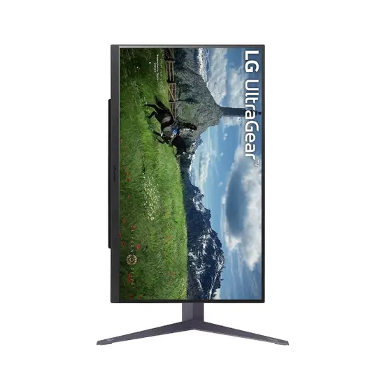 Монитор LG 27GS85Q-B, 27', UltraGear™ QHD Nano IPS, 1ms, AG, QHD (2560x1440), 200Hz, HDR 400, 1000:1, 400cdm2, DCI-P3 98%, USB3.0 (1up2down), AMD Free-sync, NVIDIA G-Sync, HDMI, DisplayPort, Height adjustment, Tilt, Pivot, Headphone Out, Black