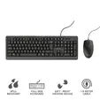 Комплект TRUST Primo Keyboard & Mouse BG Layout