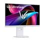 Монитор LG 32G810SA-W, 31.5' UltraGear IPS smart webOS 24, 1ms (GtG), 144Hz, 1000:1, 400cd/m2, 4K (3840x2160), FreeSync, G-SYNC, VRR, HDR 10, DCI-P3 95%, USB-C (PD 65W), AI, HDMI, DisplayPort, Speacers 7W x 2, Bluetooth, LG Switch, Height Adjustable,Tilt,