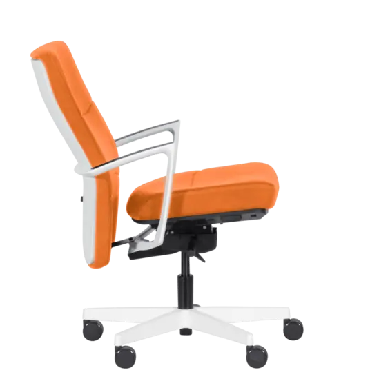 Работен стол ПЕРС- на клон на облегалката, оранжев