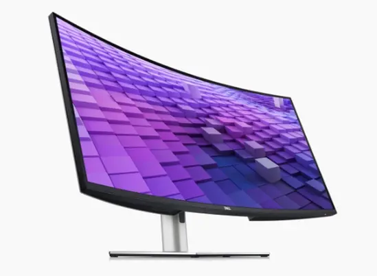 Монитор Dell U3824DW, 37.5'' UltraSharp Curved WQHD+(3840x1600) AG, IPS, 21:9, 5ms, 2000:1, 300 cdm2, PD 90W, 100% Srgb, HDMI, DP, USB-C Hub, USB 3.2, RJ45, Speacers, Height Adjustable, Swivel, Tilt, Black