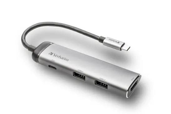 USB хъб Verbatim USB-C Multiport Hub USB 3.1 Gen1USB 3.0HDMI