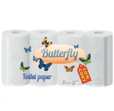 Тоалетна хартия Butterfly 8 бр