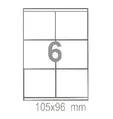 Самозалепващи етикети 105х96 6 бр.