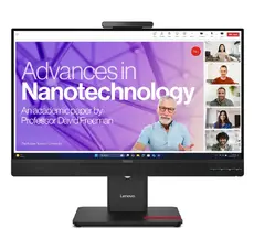 Монитор Lenovo ThinkVision T27QD-4v 27", IPS, WLED, 2560x1440, 16:9, 4ms, 48Hz - 120Hz, 350 cd/m2, 1500:1, webcam (5MP, IR+RGB), Microphone, Speakers 5Wx2, HDMI, DP, USB hub, RJ45, Tilt, Swivel, Pivot, Height Adjust Stand