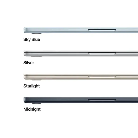 Лаптоп Apple MacBook Air 13.6: Apple M5 chip with 10-core CPU and 10-core GPU, 16GB, 1TB SSD - Starlight