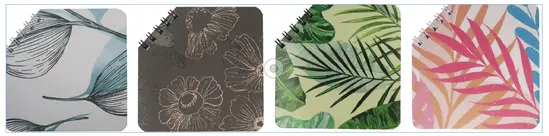 Комплект джобно тефтерче DESIGNS CUT вариант 1- с различен дизайн на корица