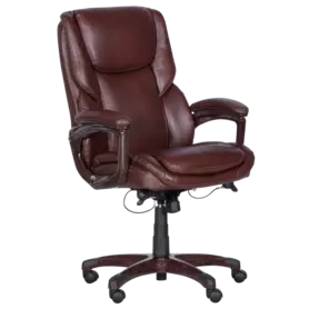 Директорски стол ДЕЙЗИ- сниман отпред, мека еко кожа