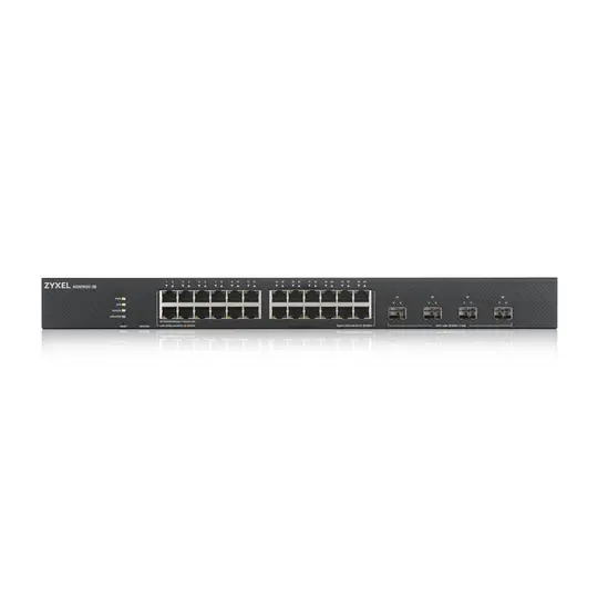 Комутатор ZyXEL XGS1935-28, 28 Port Smart Managed Switch, 24x Gigabit Copper and 4x 10G SFP+, hybrid mode, standalone or NebulaFlex Cloud