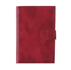 Календар бележник КИНГ в кутия-червен цвят, затворен