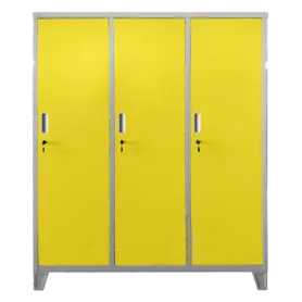 Метален гардероб детски BTL JZ с 2 отделения 150x120x40 см- снимат отпред, затворен