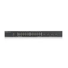 Комутатор ZyXEL XGS1935-28, 28 Port Smart Managed Switch, 24x Gigabit Copper and 4x 10G SFP+, hybrid mode, standalone or NebulaFlex Cloud