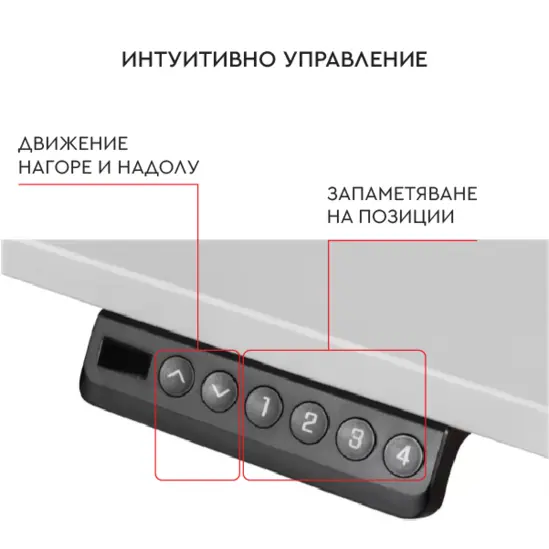 Бюро регулируемо КУКУШ B7- регулиране на юро