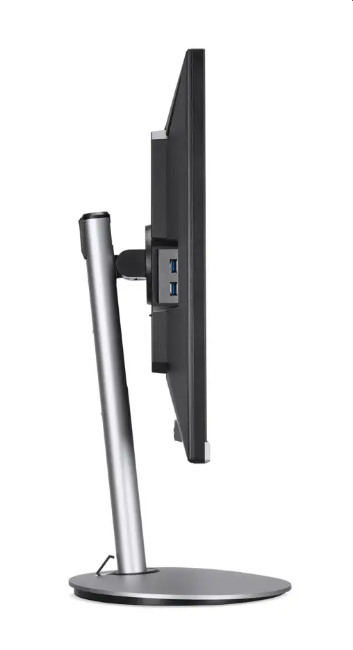 Монитор Acer Vero CB322QUEsmiiprx, 31.5'' QHD (2560x1440) ZeroFrame IPS 100Hz, 1ms (VRB), 350nits, 100M:1, 2xHDMI, DP1.2, Speakers 2*2W, Audio out, HDR10, Adaptive Sync, Remote, Vesa, BlueLightShield Pro, TUV Eyesafe2.0, Energy Class C, TCO, Silver, 3Y