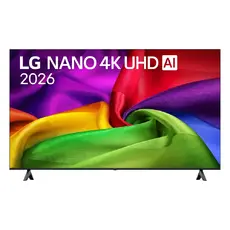 Телевизор LG 65NU800B3LA, 65" 4K HDR UHD, 3840x2160, DVB-T2/C/S2, AI Alpha 7, HDR 10, webOS 26, ThinQ AI, VRR, ALLM, HGiG, WiFi, Clear Voice, 4K Super Upscaling, Bluetooth 5.3, Hdmi e-ARC , CI, LAN, AirPlay2, AI Sound Pro, Google Cast, 2 Pole stand, Black