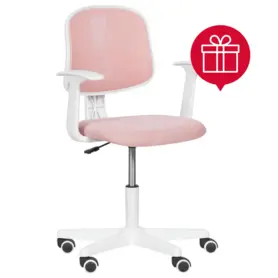 Детски стол СОФИ розов с пиктограма за подарък