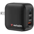Зарядно устройство Verbatim Mini GaN Charger 70W 3 Port US plug with EU and UK adaptors
