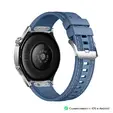 Часовник Huawei Watch GT5  Vili-B19W, 1.43', Amoled 466x466 PPI 326, BT5.2 BLEBREDR, 5ATM, 524mAh, Screenshot sharing, support message input, message notifications, Battery life up to 14 days, Compatible with iOS and Android devices, Blue Woven