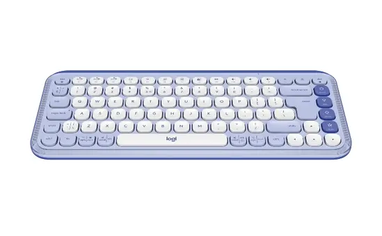 Клавиатура Logitech Pop Icon Keys - Lilac - US INT'L - BT - NA - INTNL-973