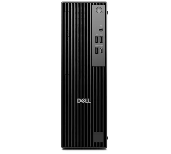 Настолен компютър Dell Pro Slim QCS1255, AMD Ryzen 5 8600G (16 TOPS NPU, 6 cores, up to 5.0GHz), 16 GB: 2 x 8 GB, DDR5, up to 4800 MTs, 512GB SSD, Integrated Graphics, Wi-Fi 6, Bulgarian Keyboard&Mouse, 180W, Win 11 Pro, 3Y PS