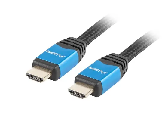Кабел Lanberg HDMI MM V2.0 cable 3m CU, black premium