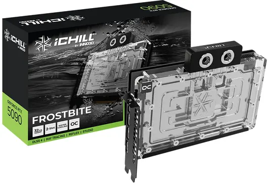 Видео карта Inno3D GeForce RTX 5090 32GB GDDR7 iChill Frostbite